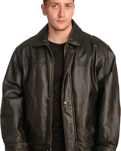Γνήσιο Ανδρικό Δερμάτινο Μπουφάν - A285