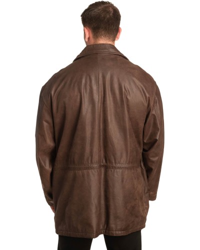 Γνήσιο Ανδρικό Δερμάτινο Μπουφάν - A289