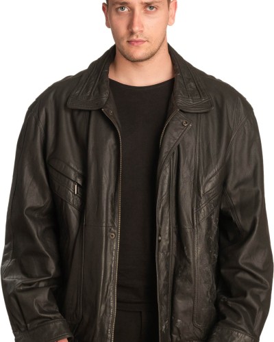 Γνήσιο Ανδρικό Δερμάτινο Μπουφάν - A294