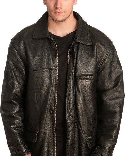 Γνήσιο Ανδρικό Δερμάτινο Μπουφάν - A297