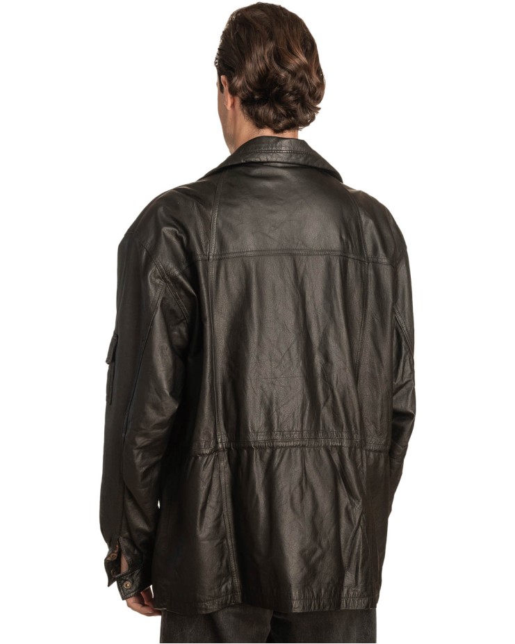 Γνήσιο Ανδρικό Δερμάτινο Μπουφάν - A304