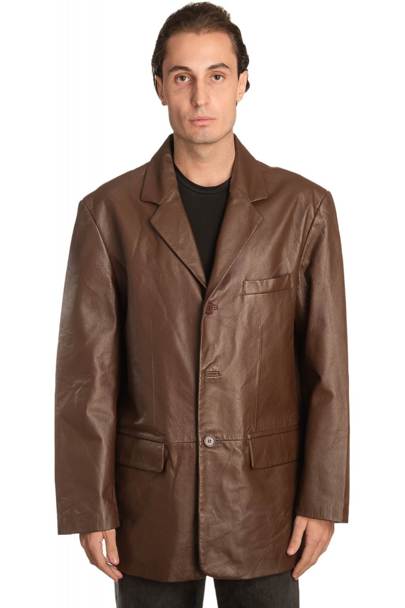 Γνήσιο Ανδρικό Δερμάτινο Σακάκι - Α305 Γνήσιο Ανδρικό Δερμάτινο Σακάκι - Α305