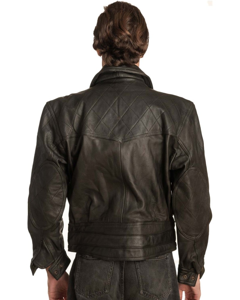 Γνήσιο Ανδρικό Δερμάτινο Μπουφάν - A307