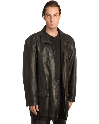 Γνήσιο Ανδρικό Δερμάτινο Μπουφάν - A310