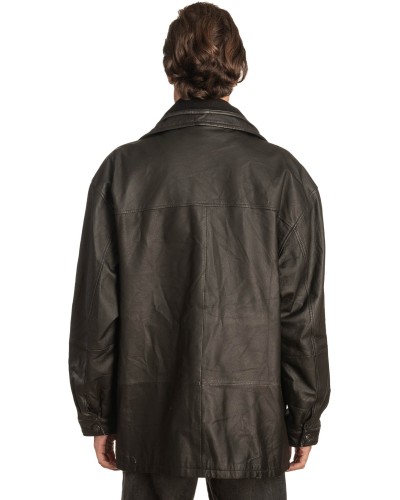 Γνήσιο Ανδρικό Δερμάτινο Μπουφάν - A312