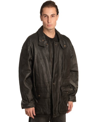 Γνήσιο Ανδρικό Δερμάτινο Μπουφάν - A313