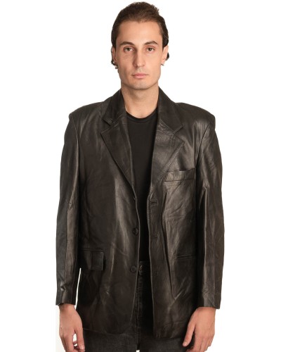 Γνήσιο Ανδρικό Δερμάτινο Σακάκι - A314