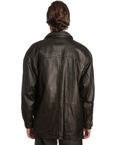 Γνήσιο Ανδρικό Δερμάτινο Μπουφάν - A317