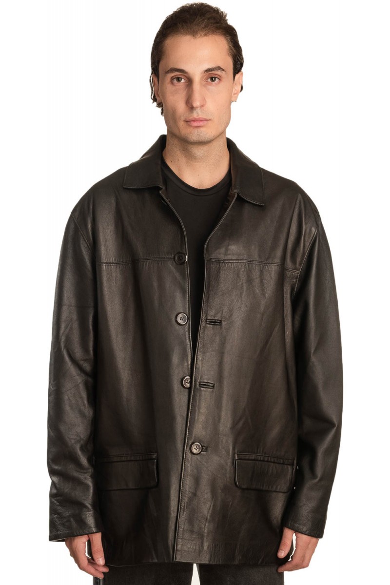Γνήσιο Ανδρικό Δερμάτινο Σακάκι - A318 Γνήσιο Ανδρικό Δερμάτινο Σακάκι - A318