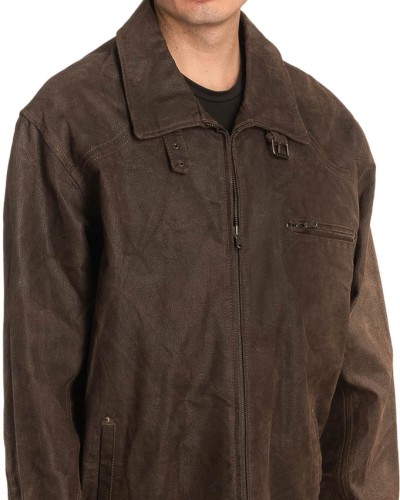 Γνήσιο Ανδρικό Δερμάτινο Μπουφάν - A319