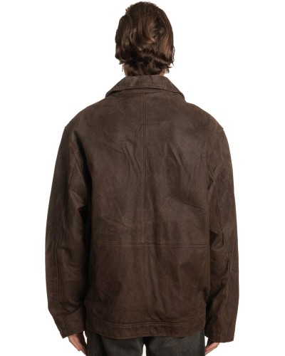 Γνήσιο Ανδρικό Δερμάτινο Μπουφάν - A319