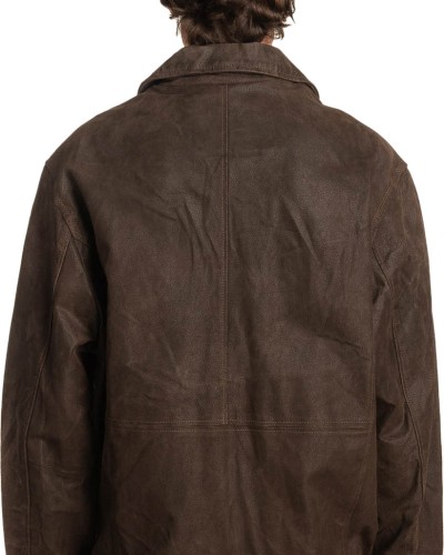 Γνήσιο Ανδρικό Δερμάτινο Μπουφάν - A319