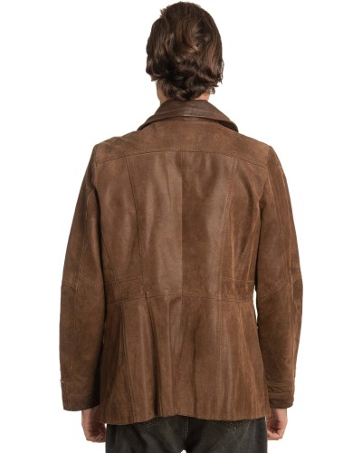 Γνήσιο Ανδρικό Δερμάτινο Μπουφάν - A320