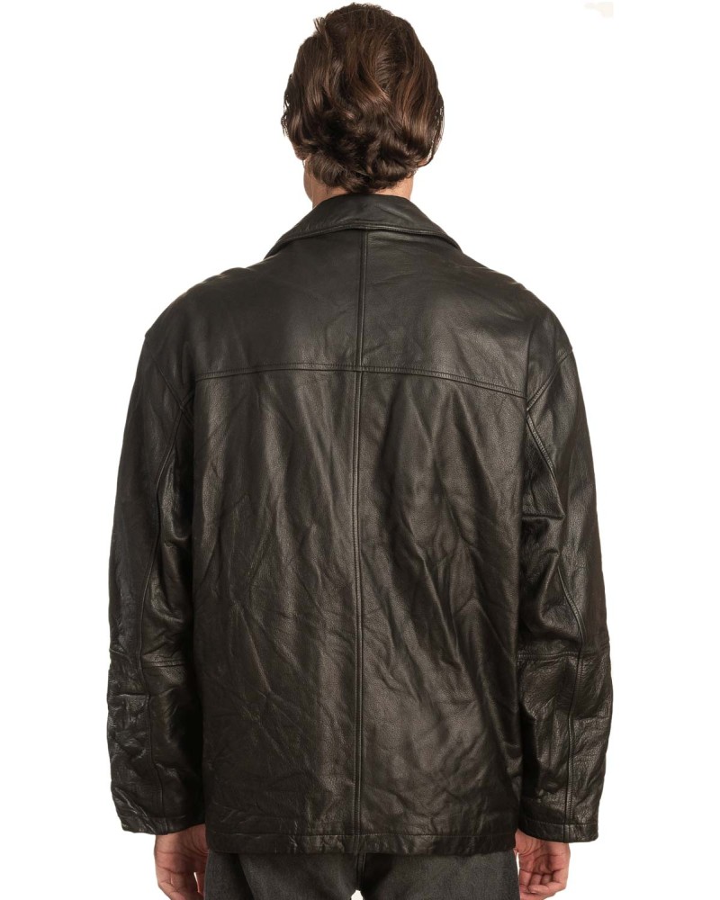 Γνήσιο Ανδρικό Δερμάτινο Μπουφάν - A323
