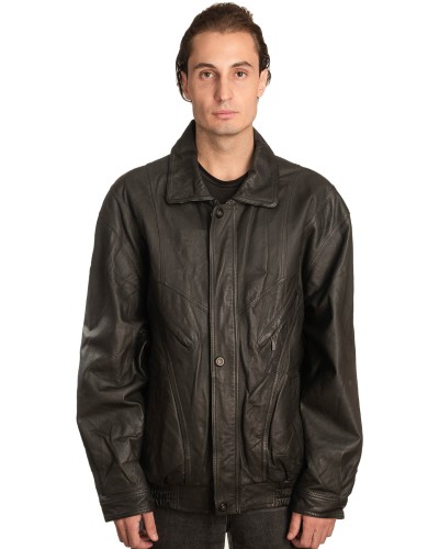 Γνήσιο Ανδρικό Δερμάτινο Μπουφάν - A324