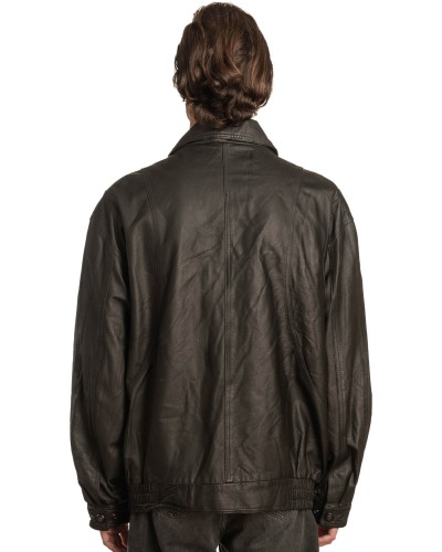 Γνήσιο Ανδρικό Δερμάτινο Μπουφάν - A324