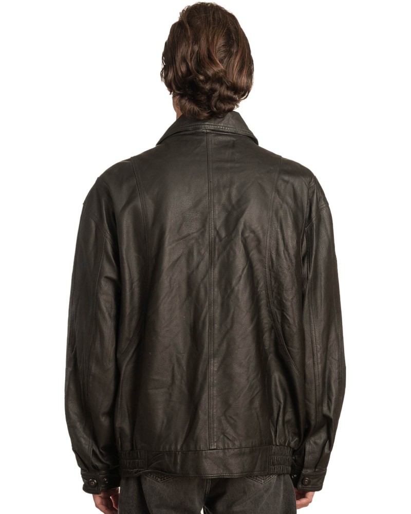 Γνήσιο Ανδρικό Δερμάτινο Μπουφάν - A324