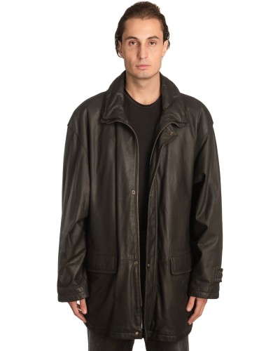 Γνήσιο Ανδρικό Δερμάτινο Μπουφάν - A325