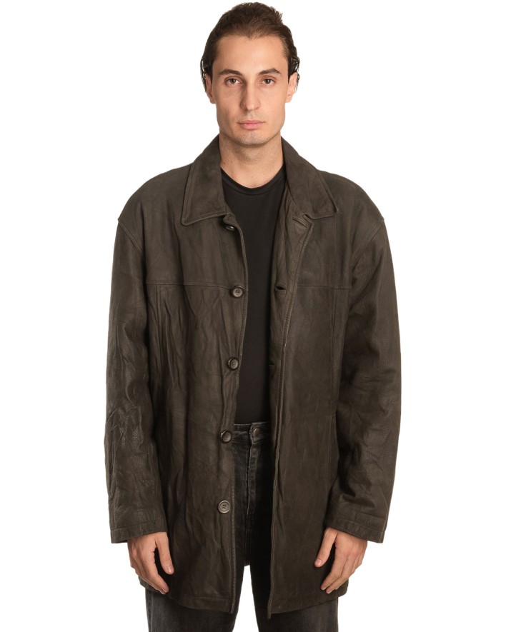 Γνήσιο Ανδρικό Δερμάτινο Σακάκι - Α327