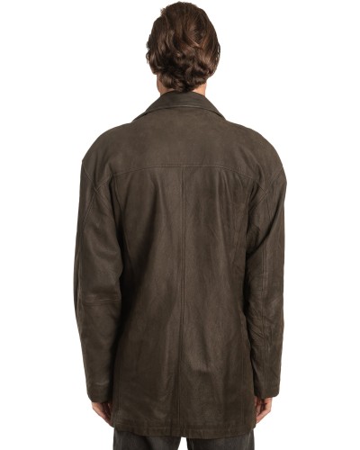 Γνήσιο Ανδρικό Δερμάτινο Σακάκι - Α327