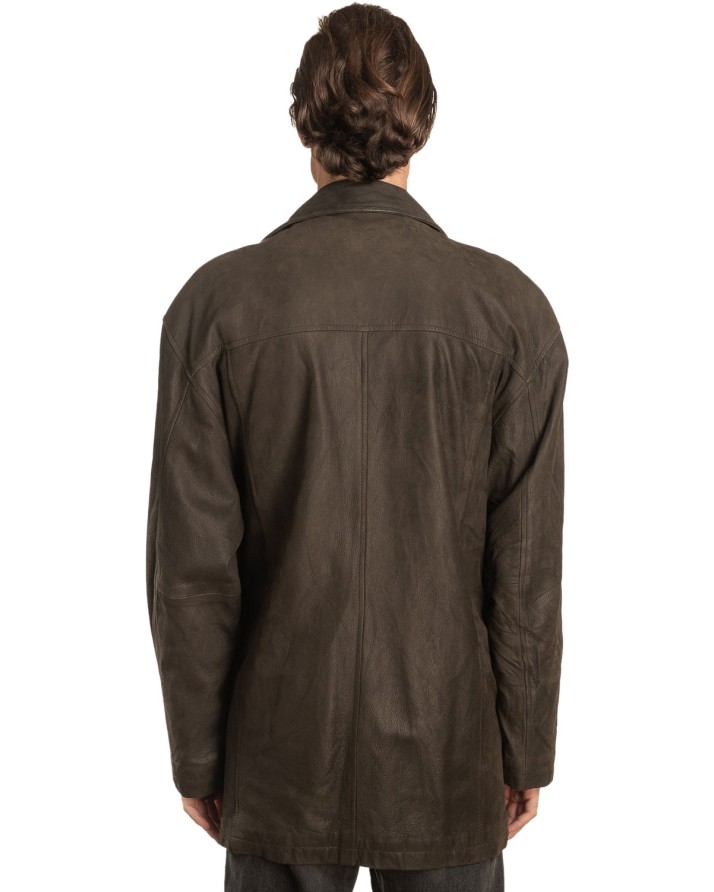 Γνήσιο Ανδρικό Δερμάτινο Σακάκι - Α327