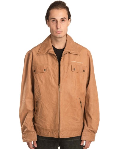 Γνήσιο Ανδρικό Δερμάτινο Μπουφάν - A328