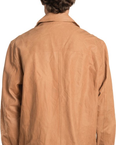 Γνήσιο Ανδρικό Δερμάτινο Μπουφάν - A328