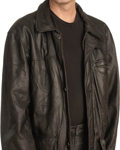 Γνήσιο Ανδρικό Δερμάτινο Μπουφάν - A329