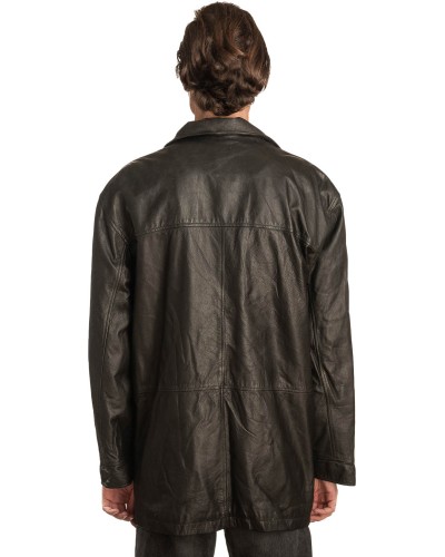 Γνήσιο Ανδρικό Δερμάτινο Μπουφάν - A329