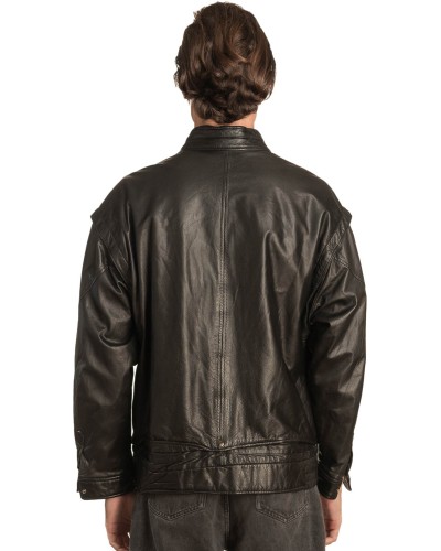  Γνήσιο Ανδρικό Δερμάτινο Μπουφάν - A330