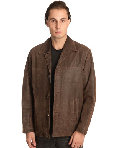 Γνήσιο Ανδρικό Δερμάτινο Σακάκι - Α331