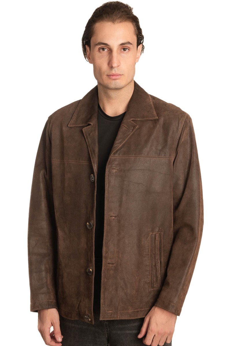 Γνήσιο Ανδρικό Δερμάτινο Σακάκι - Α331 Γνήσιο Ανδρικό Δερμάτινο Σακάκι - Α331