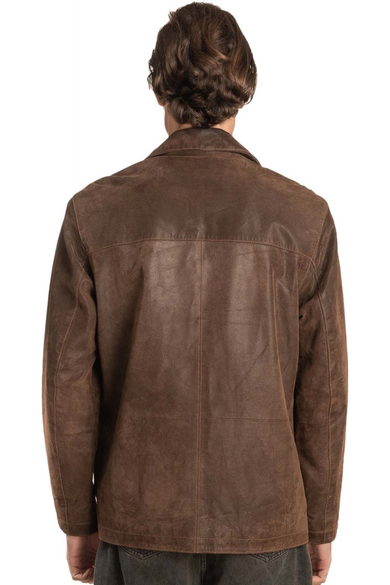 Γνήσιο Ανδρικό Δερμάτινο Σακάκι - Α331 Γνήσιο Ανδρικό Δερμάτινο Σακάκι - Α331