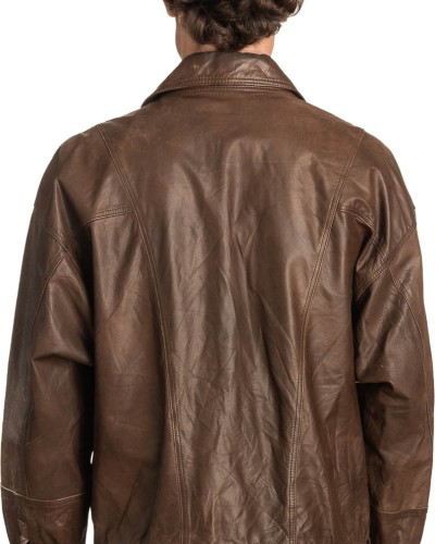 Γνήσιο Ανδρικό Δερμάτινο Μπουφάν - A333