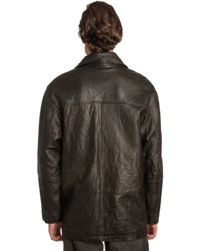 Γνήσιο Ανδρικό Δερμάτινο Μπουφάν - A334