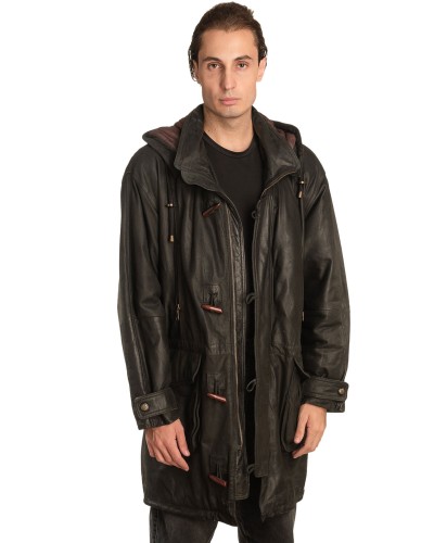 Γνήσιο Ανδρικό Δερμάτινο Μπουφάν - A337