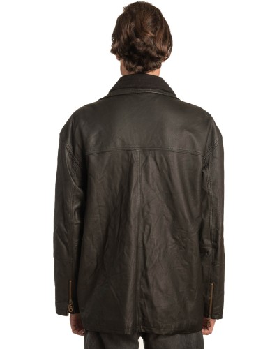 Γνήσιο Ανδρικό Δερμάτινο Μπουφάν - A343