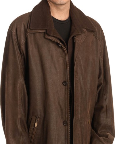 Γνήσιο Ανδρικό Δερμάτινο Μπουφάν - A344