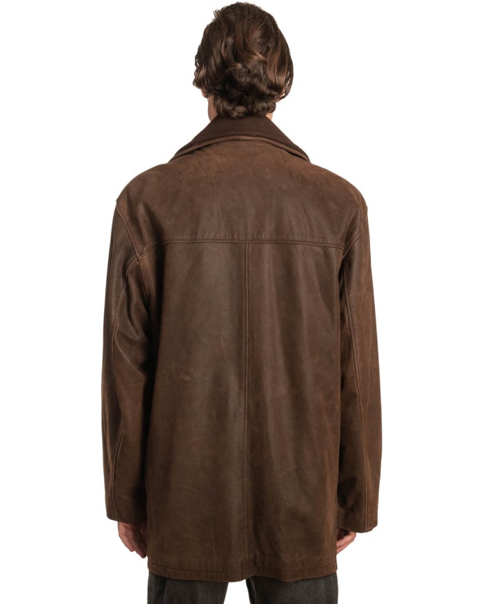 Γνήσιο Ανδρικό Δερμάτινο Μπουφάν - A344