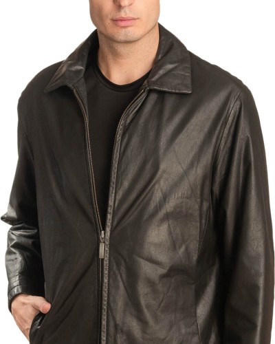 Γνήσιο Ανδρικό Δερμάτινο Μπουφάν - A345