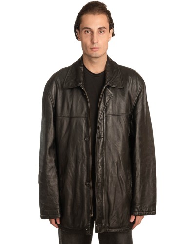 Γνήσιο Ανδρικό Δερμάτινο Μπουφάν - A348