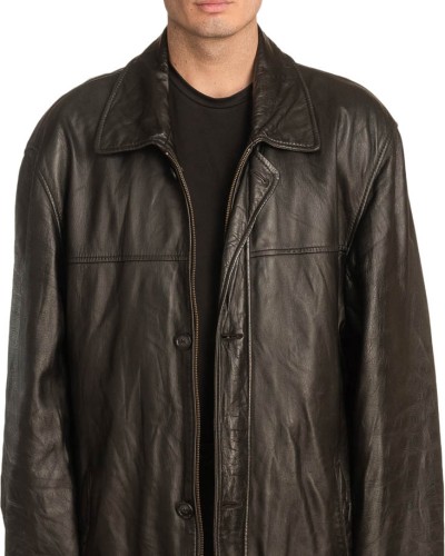 Γνήσιο Ανδρικό Δερμάτινο Μπουφάν - A348