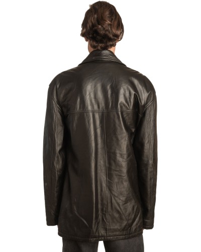 Γνήσιο Ανδρικό Δερμάτινο Μπουφάν - A348