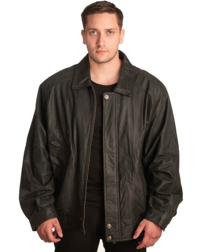 Γνήσιο Ανδρικό Δερμάτινο Μπουφάν - A351