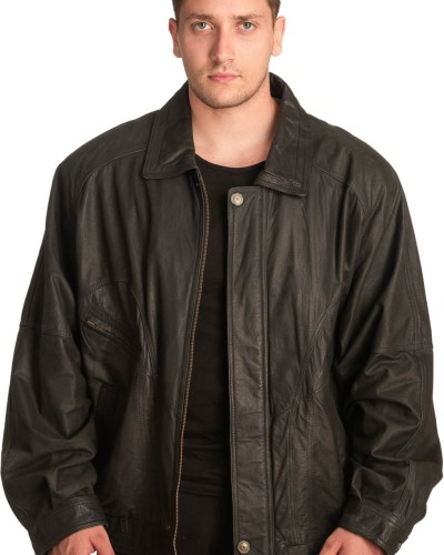 Γνήσιο Ανδρικό Δερμάτινο Μπουφάν - A351
