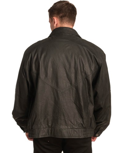 Γνήσιο Ανδρικό Δερμάτινο Μπουφάν - A351