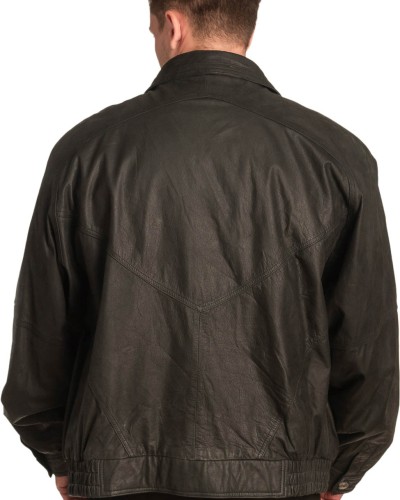 Γνήσιο Ανδρικό Δερμάτινο Μπουφάν - A351