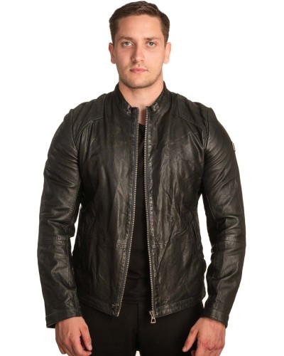 Γνήσιο Ανδρικό Δερμάτινο Μπουφάν - A352