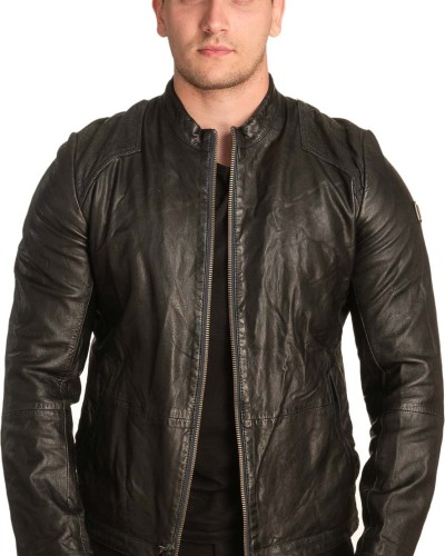 Γνήσιο Ανδρικό Δερμάτινο Μπουφάν - A352