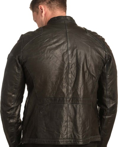 Γνήσιο Ανδρικό Δερμάτινο Μπουφάν - A352